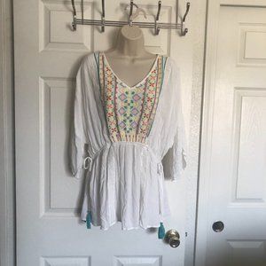 Wonderly Curvy Embroidered Top Size 1X